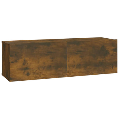 Set di Mobili Porta TV 6 pz Rovere Fumo in Legno Multistrato | homemem39