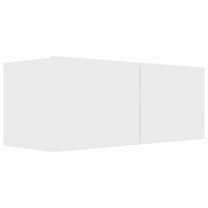 Set di Mobili Porta TV 5 pz Bianco in Legno Multistrato