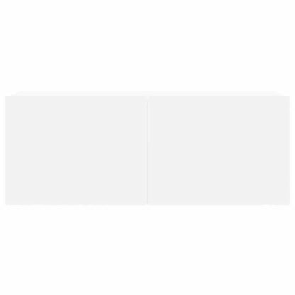 Set di Mobili Porta TV 7 pz Bianco in Legno Multistrato