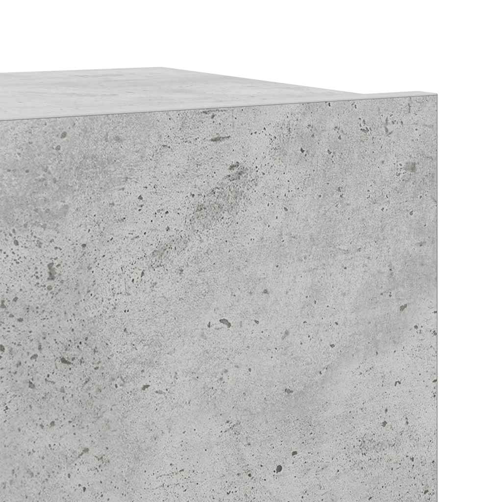 Set di Mobili Porta TV 7 pz Grigio Cemento in Legno Multistrato