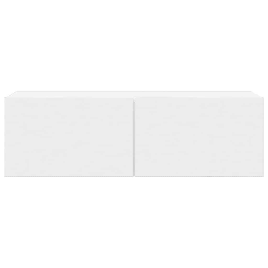 Set di Mobili Porta TV 7 pz Bianco in Legno Multistrato