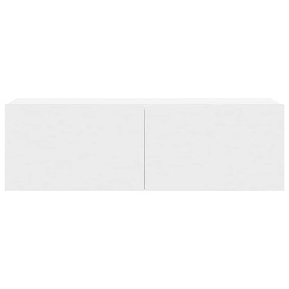 Set di Mobili Porta TV 7 pz Bianco in Legno Multistrato