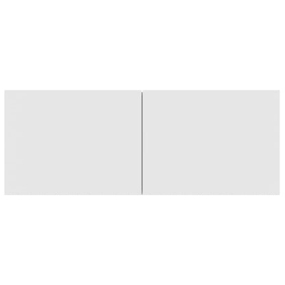 Mobile Porta TV a Parete Bianco in Legno Multistrato