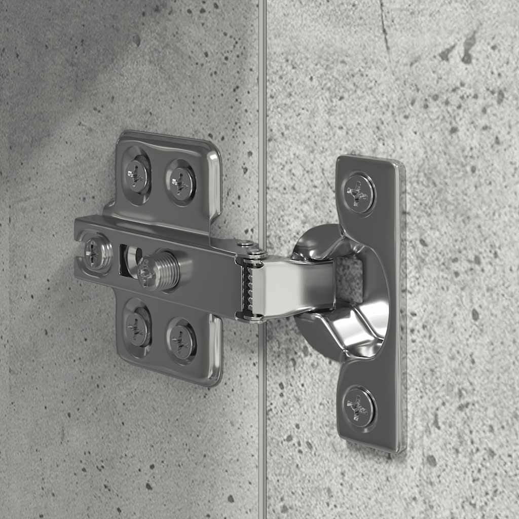 Set di Mobili Porta TV 4 pz Grigio Cemento in Legno Multistrato - homemem39