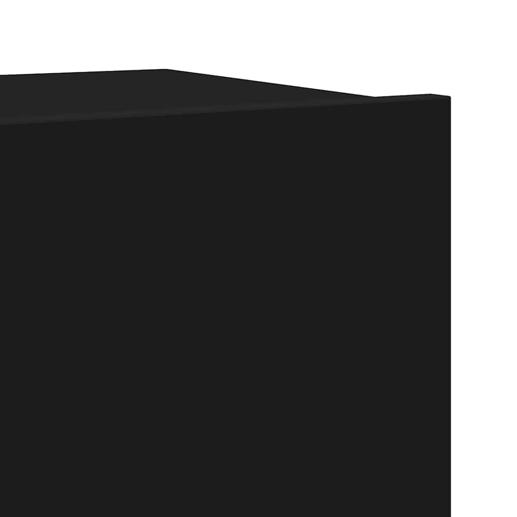 Set Mobili Porta TV 4 pz Nero in Legno Multistrato - homemem39