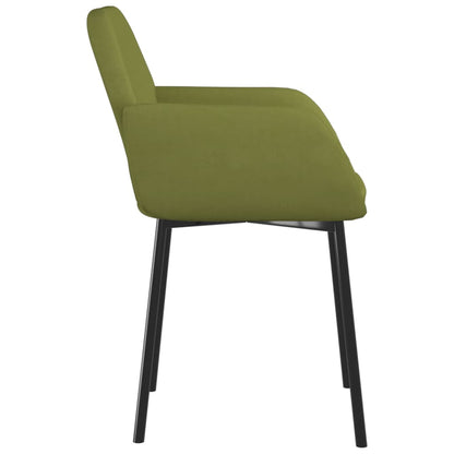 Sedie da Pranzo 2 pz Verde Chiaro in Velluto | homemem39
