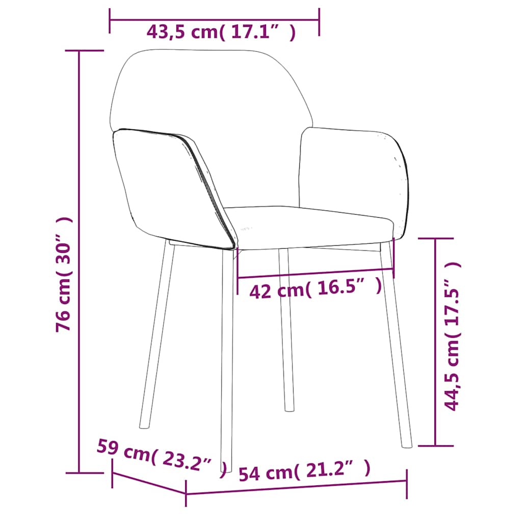 Sedie da Pranzo 2 pz Gialle in Velluto | homemem39