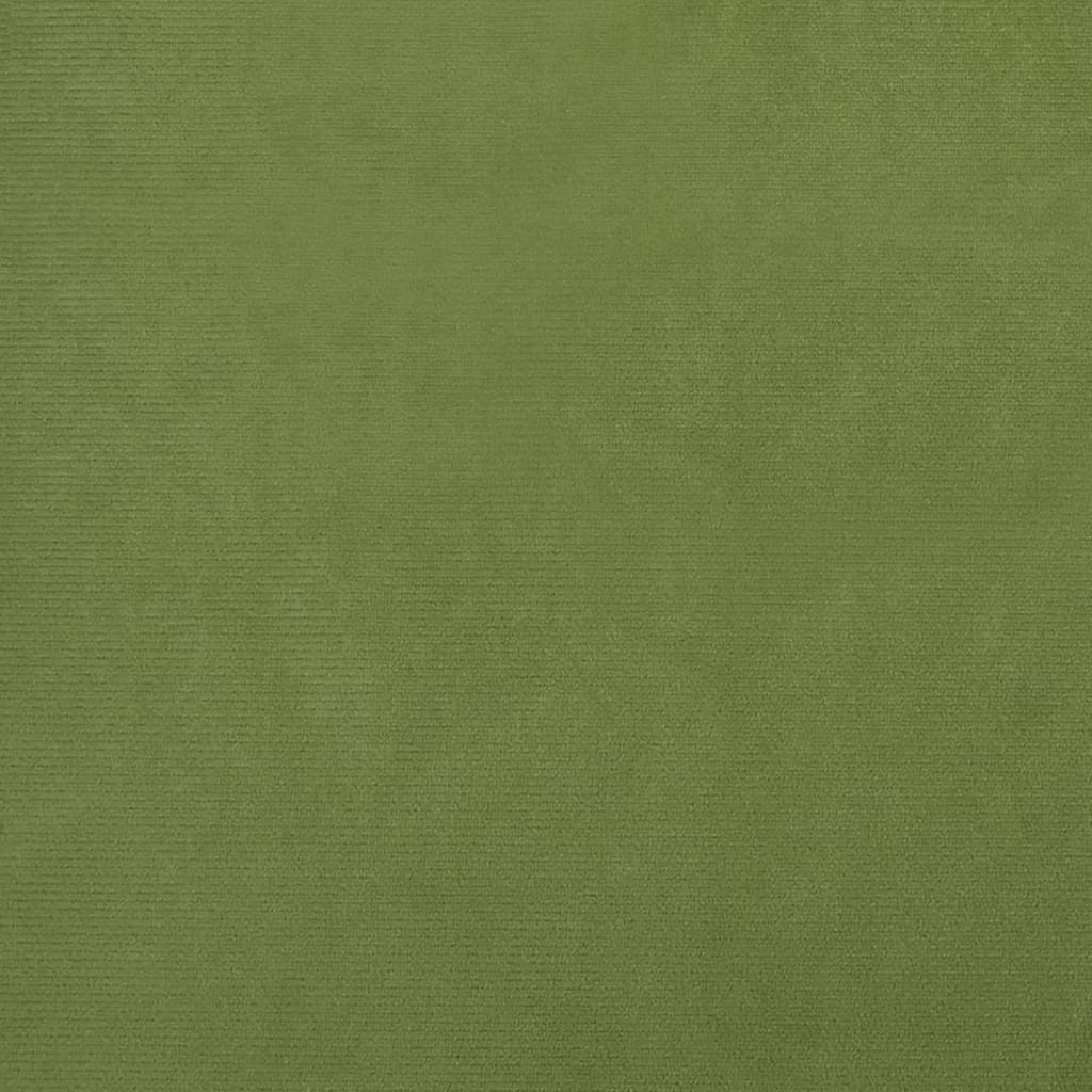 Sedie da Pranzo Girevoli 2 pz Verde Chiaro in Velluto