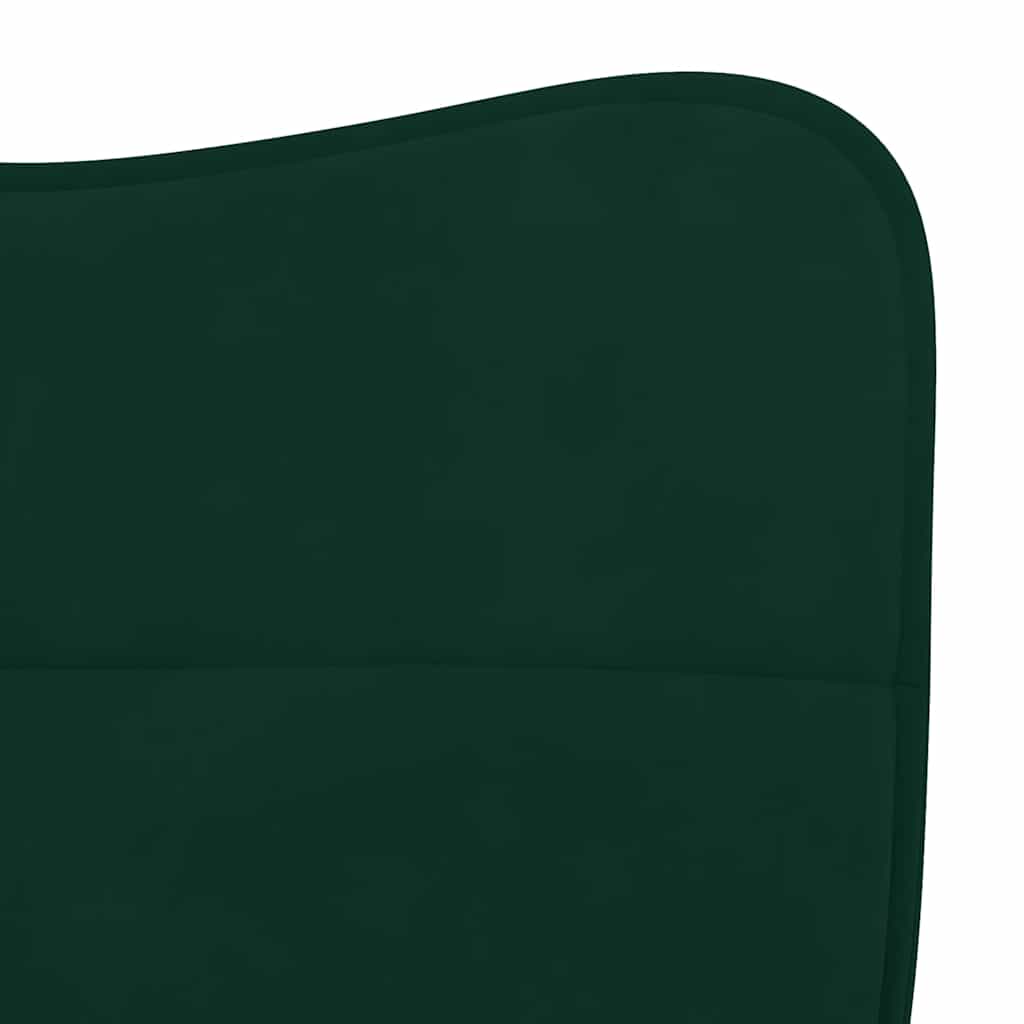 Sedie da Pranzo 2 pz Verde Scuro in Velluto | homemem39