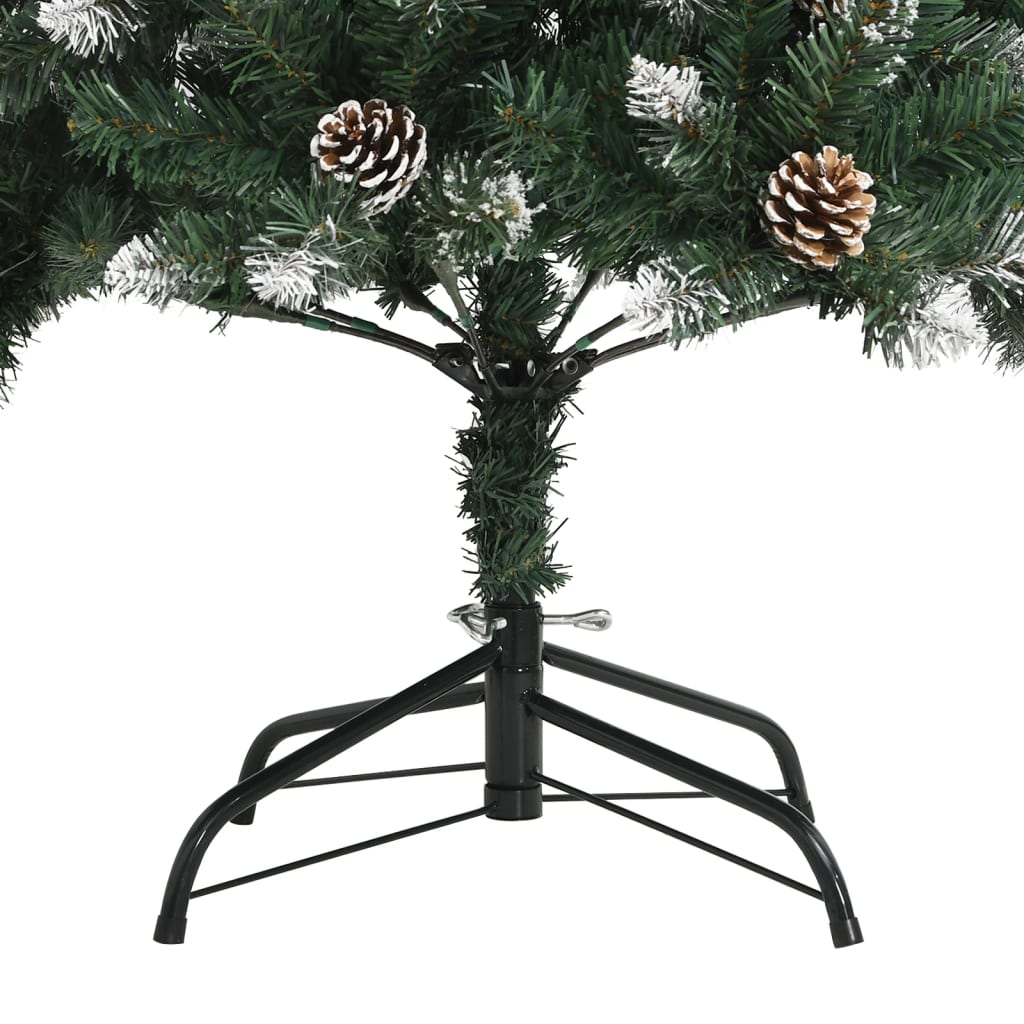 Albero di Natale Artificiale con Base Verde 210 cm PVC - homemem39