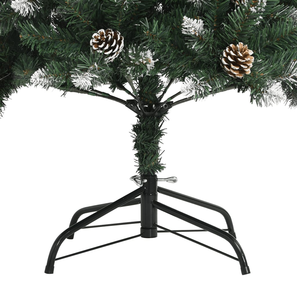 Albero di Natale Artificiale con Base Verde 240 cm PVC - homemem39