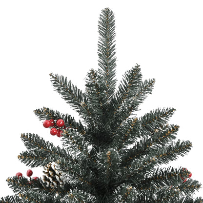 Albero di Natale Artificiale con Base Verde 210 cm PVC - homemem39