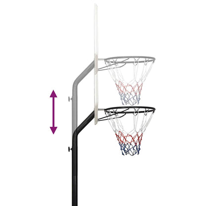 Supporto per Pallacanestro Bianco 237-307 cm Polietilene | homemem39