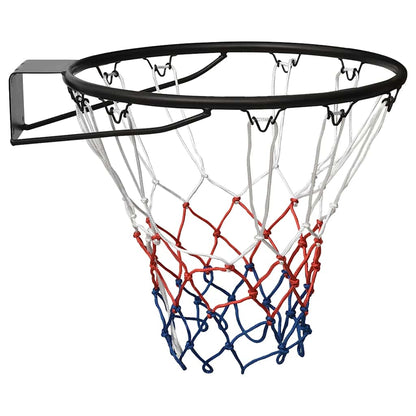 Canestro da Basket Nero 45 cm Acciaio | homemem39