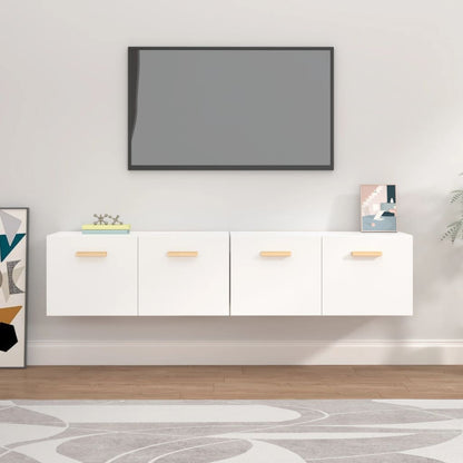 Mobili Parete 2 pz Bianco 80x35x36,5cm Legno Multistrato | homemem39