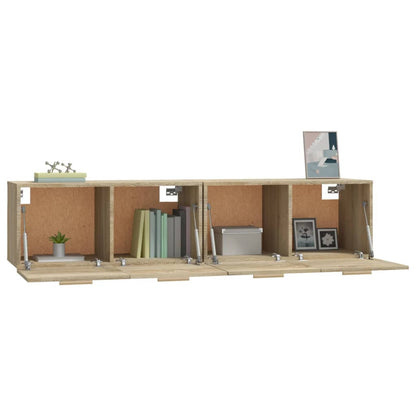 Mobili Parete 2 pz Rovere Sonoma 80x35x36,5cm Legno Multistrato | homemem39
