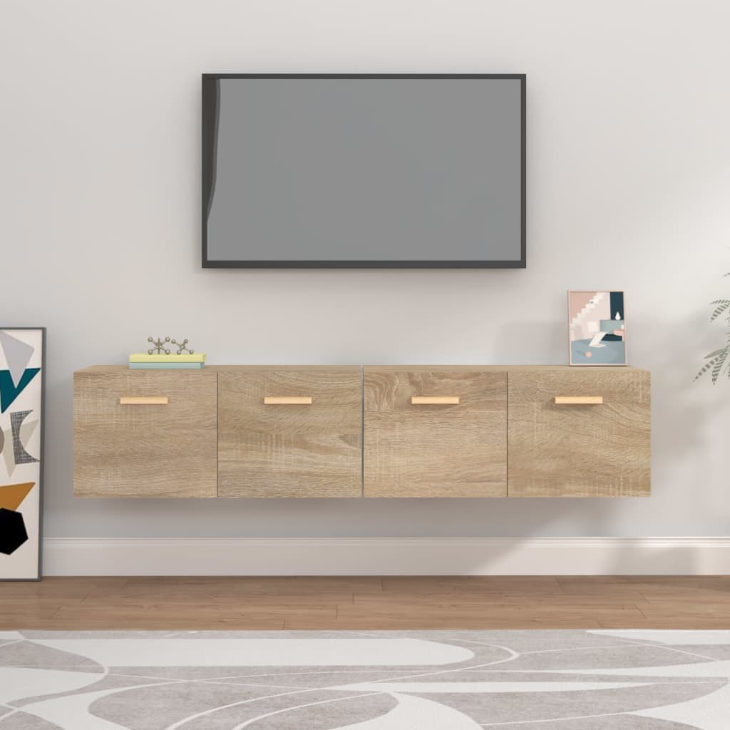 Mobili Parete 2 pz Rovere Sonoma 80x35x36,5cm Legno Multistrato | homemem39
