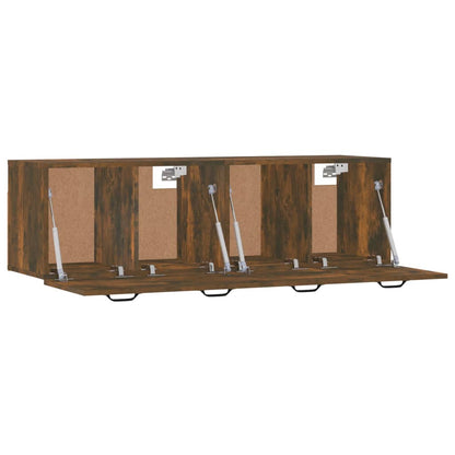 Mobili Parete 2 pz Rovere Fumo 80x35x36,5 cm Legno Multistrato | homemem39