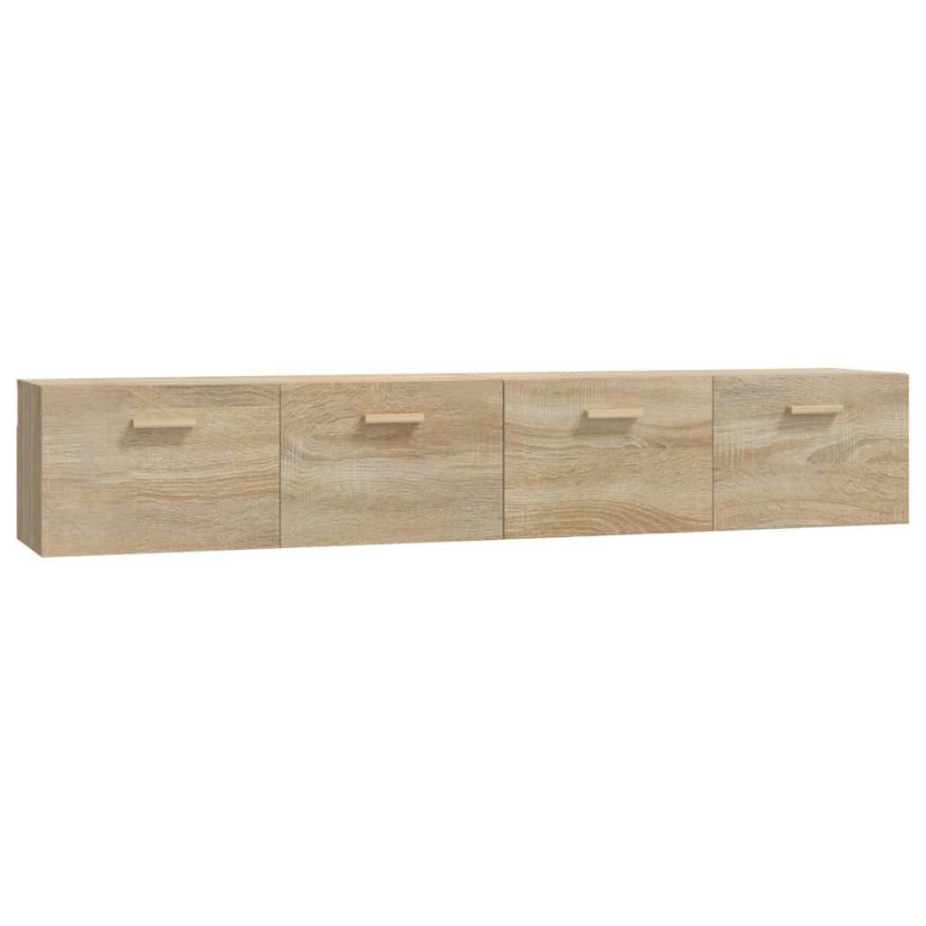 Mobili Parete 2 pz Rovere Sonoma 100x36,5x35 cm in Multistrato | homemem39