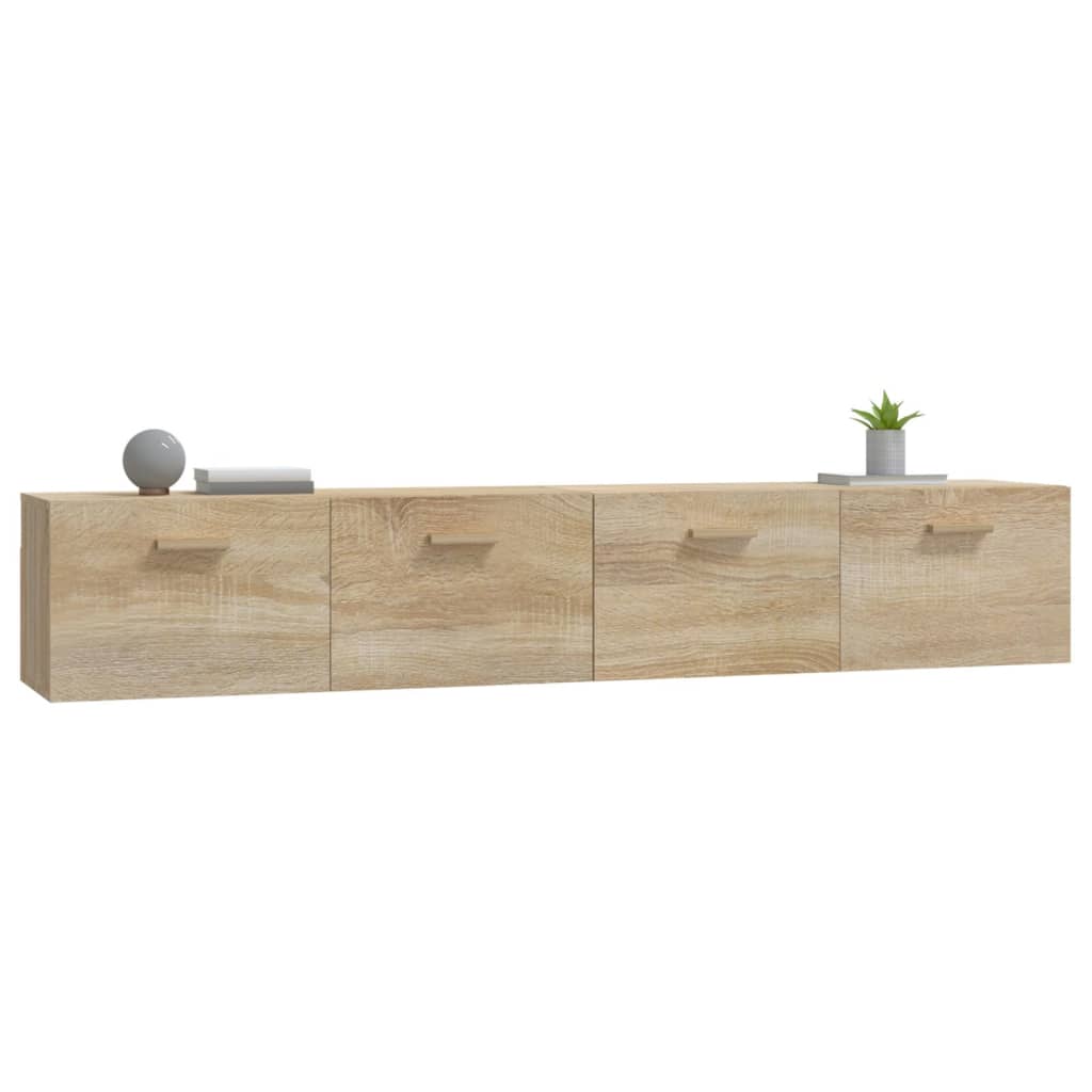 Mobili Parete 2 pz Rovere Sonoma 100x36,5x35 cm in Multistrato | homemem39