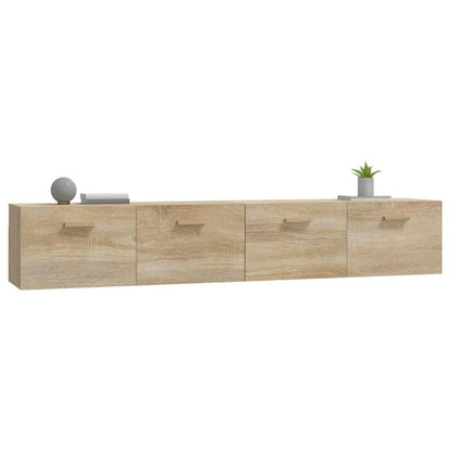 Mobili Parete 2 pz Rovere Sonoma 100x36,5x35 cm in Multistrato | homemem39