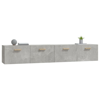 Mobili Parete 2 pz Grigio Cemento 100x36,5x35 cm in Multistrato | homemem39