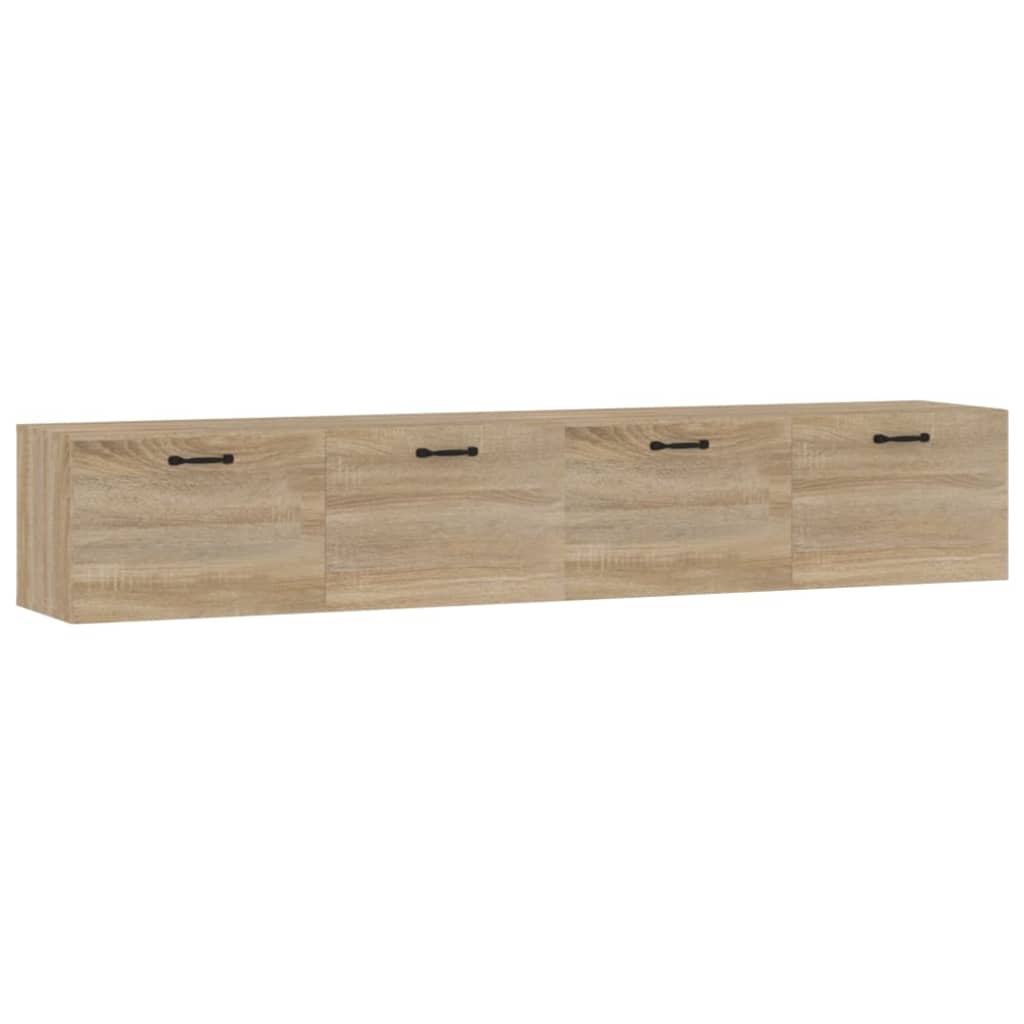 Mobili Parete 2 pz Rovere Sonoma 100x36,5x35 cm in Multistrato | homemem39