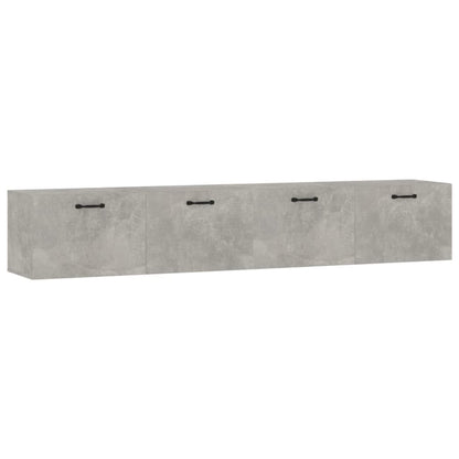 Mobili Parete 2 pz Grigio Cemento 100x36,5x35 cm in Multistrato | homemem39