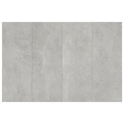 Testiera Letto con Comodini in Legno Multistrato Grigio Cemento - homemem39