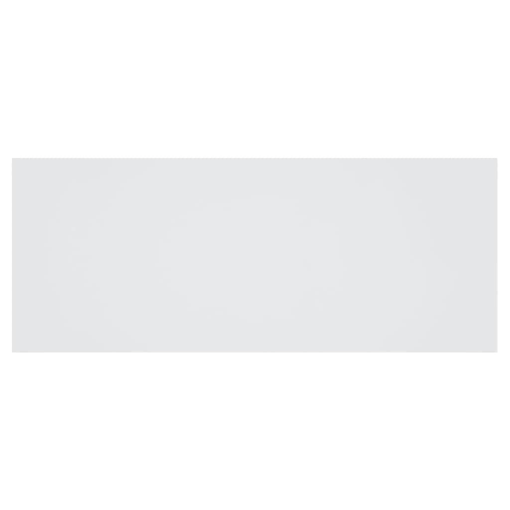 Testiera per Letto con Comodini in Legno Multistrato Bianco