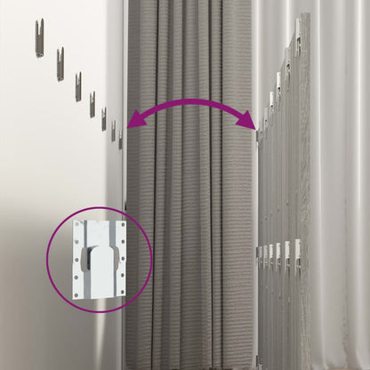 Testiera Letto con Comodini in Legno Multistrato Grigio Sonoma