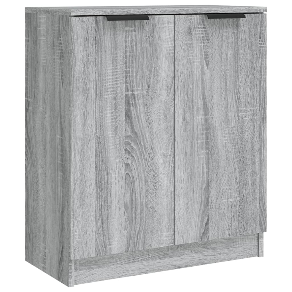 Credenze 2 pz Grigio Sonoma 60x30x70 cm in Legno Multistrato - homemem39
