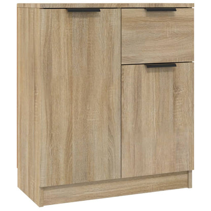 Credenze 2 pz Rovere Sonoma 60x30x70 cm in Legno Multistrato
