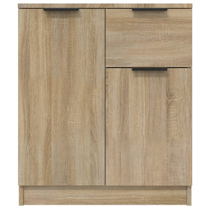Credenze 2 pz Rovere Sonoma 60x30x70 cm in Legno Multistrato