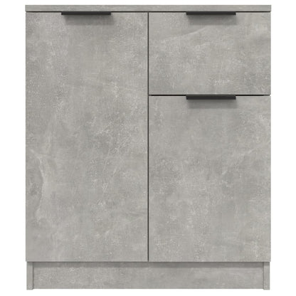 Credenze 2 pz Grigio Cemento 60x30x70 cm in Legno Multistrato - homemem39