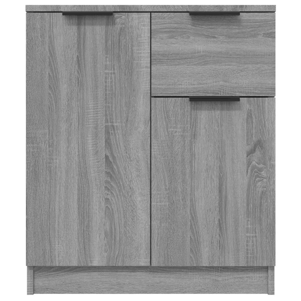 Credenze 2 pz Grigio Sonoma 60x30x70 cm in Legno Multistrato - homemem39