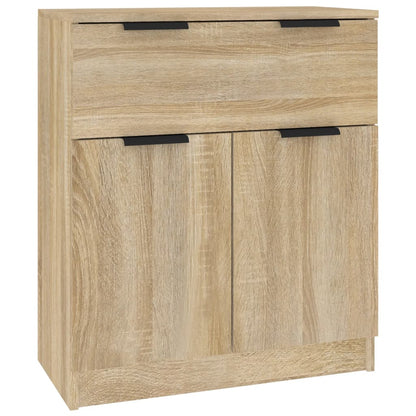 Credenze 3 pz Rovere Sonoma in Legno Multistrato