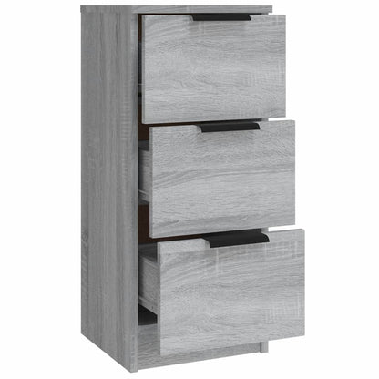 Credenze 3 pz Grigio Sonoma in Legno Multistrato - homemem39