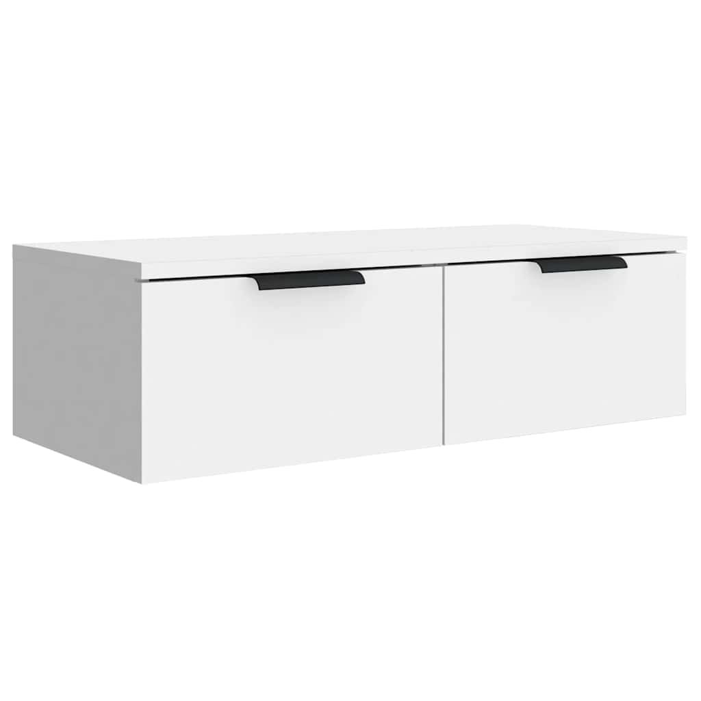Mobili Pensili 2 pz Bianchi 68x30x20 cm Legno Multistrato | homemem39