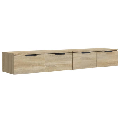 Mobili Pensili 2 pz Rovere Sonoma 68x30x20 cm Legno Multistrato | homemem39