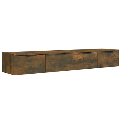 Mobili Pensili 2 pz Rovere Fumo 68x30x20 cm Legno Multistrato | homemem39