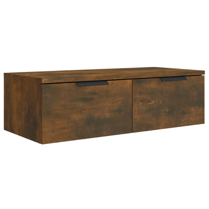 Mobili Pensili 2 pz Rovere Fumo 68x30x20 cm Legno Multistrato | homemem39