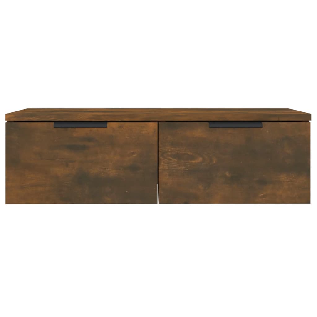 Mobili Pensili 2 pz Rovere Fumo 68x30x20 cm Legno Multistrato | homemem39