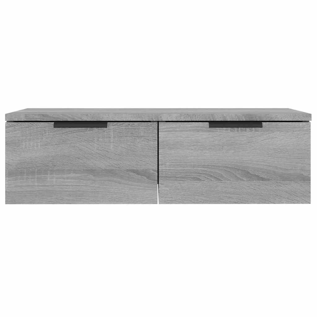 Mobili Pensili 2 pz Grigio Sonoma 68x30x20 cm Legno Multistrato