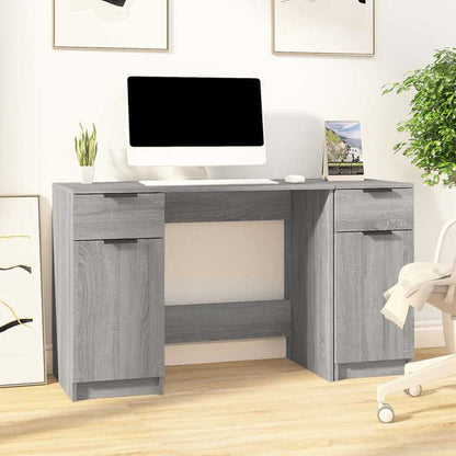 Scrivania con Mobile Laterale legno multistrato
