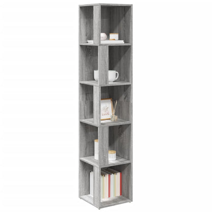 Scaffale Angolare Grigio Sonoma 33x33x164,5cm Legno Multistrato | homemem39