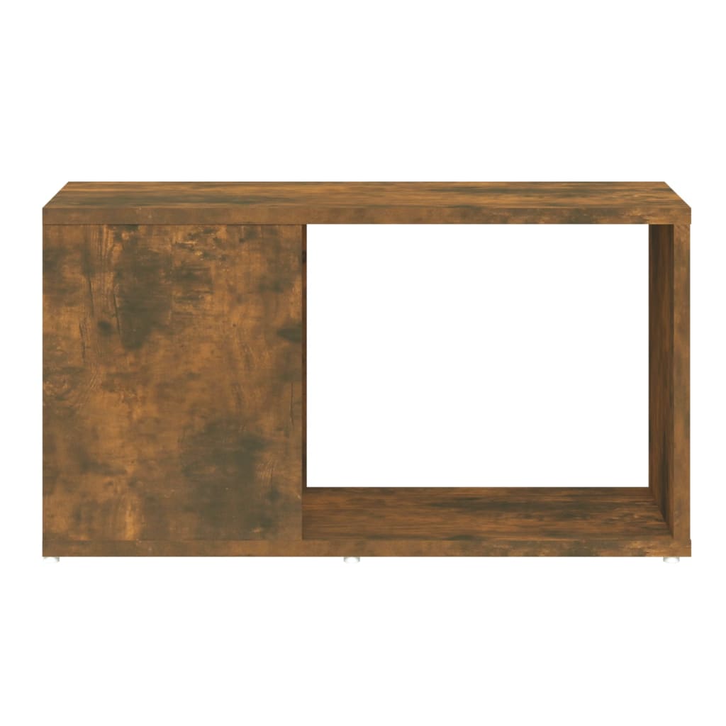 Mobile Porta TV Rovere Fumo 60x24x32 cm in Legno Multistrato | homemem39