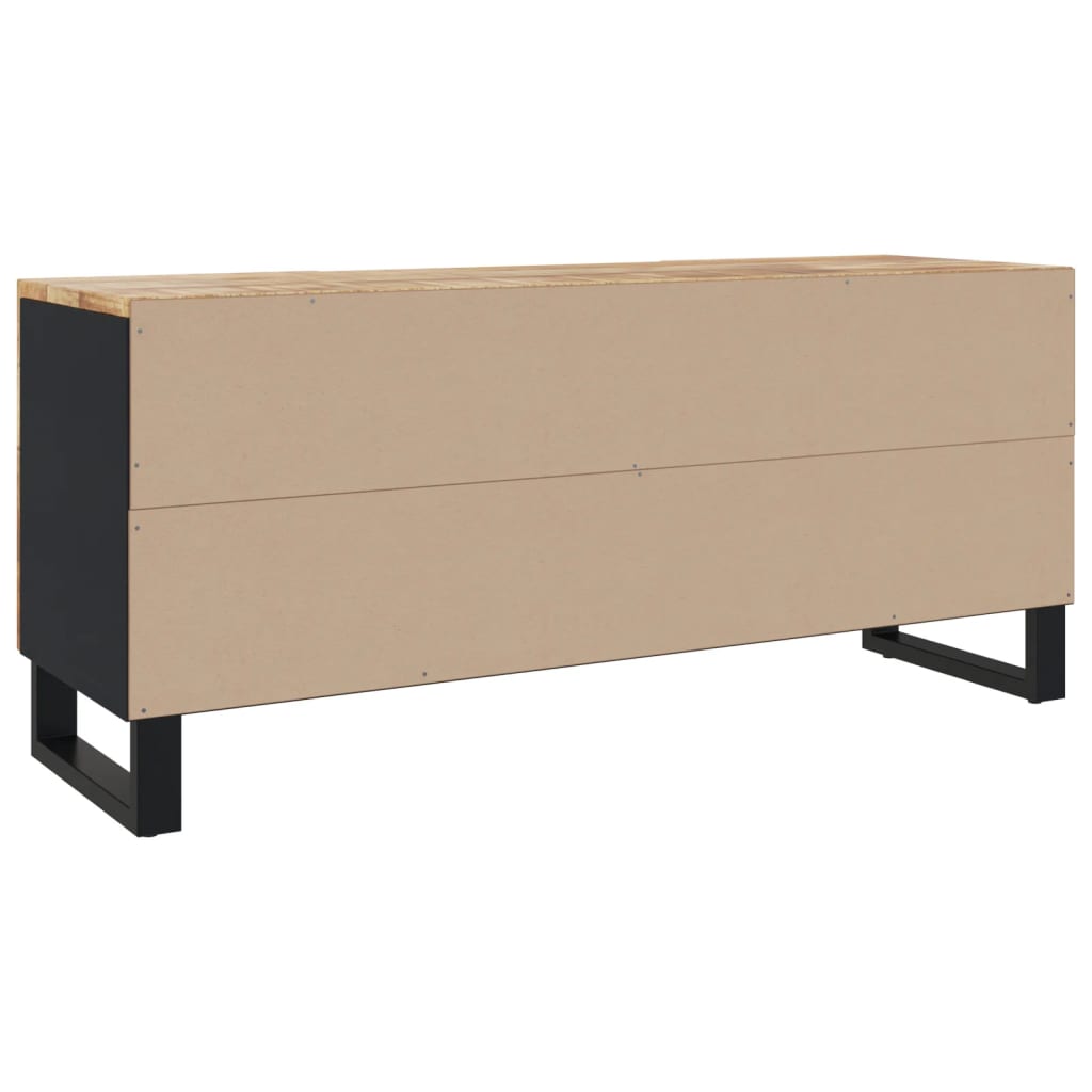 Mobile Porta TV 105x33x46cm in Legno Massello di Mango - homemem39