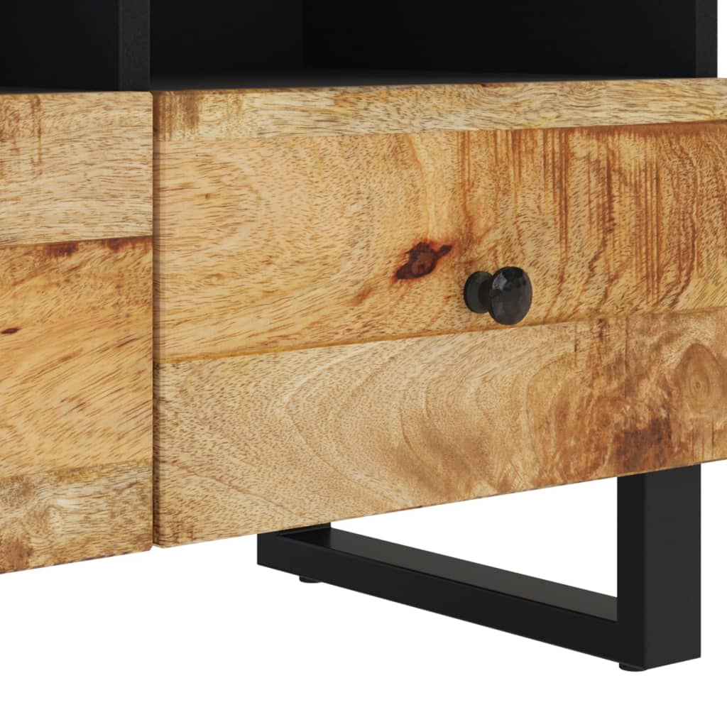Mobile Porta TV 70x33x46 cm in Legno Massello di Mango