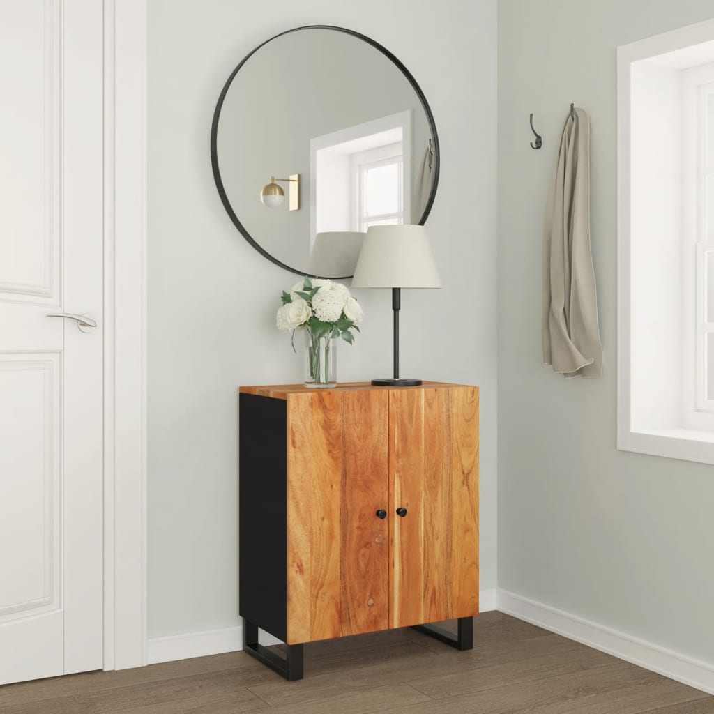 Credenza 60x33x75 cm in Legno Massello di Acacia | homemem39